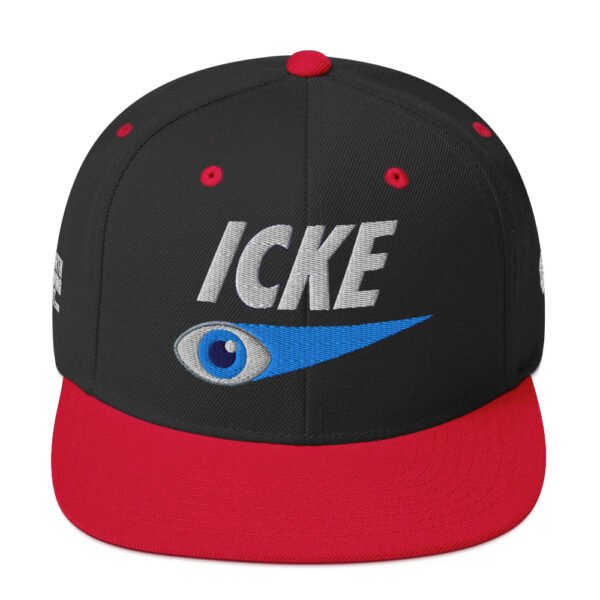 Icke Snapback Cap – Unisex (White Text) - Image 17