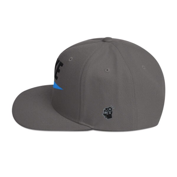 Icke Snapback Cap – Unisex (Black Text) - Image 24