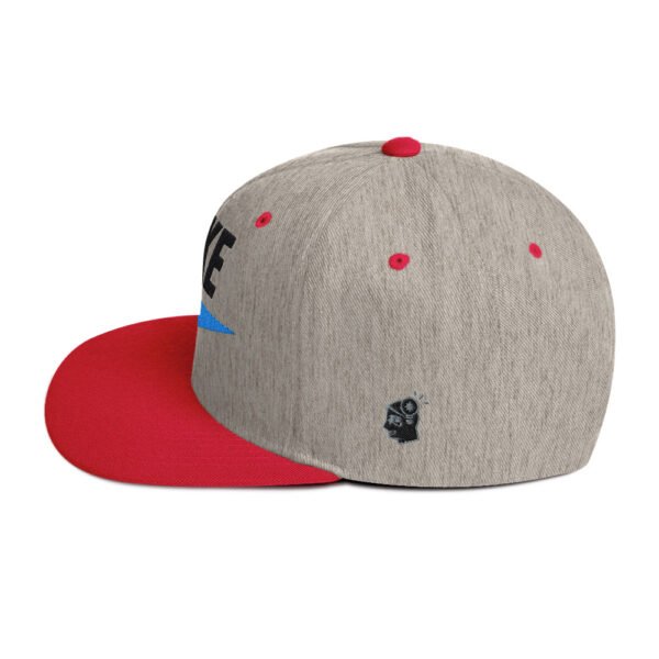 Icke Snapback Cap – Unisex (Black Text) - Image 32