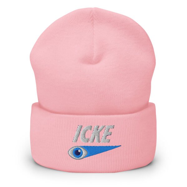 Icke Hat – Cuffed Beanie Unisex (White Text) - Image 18