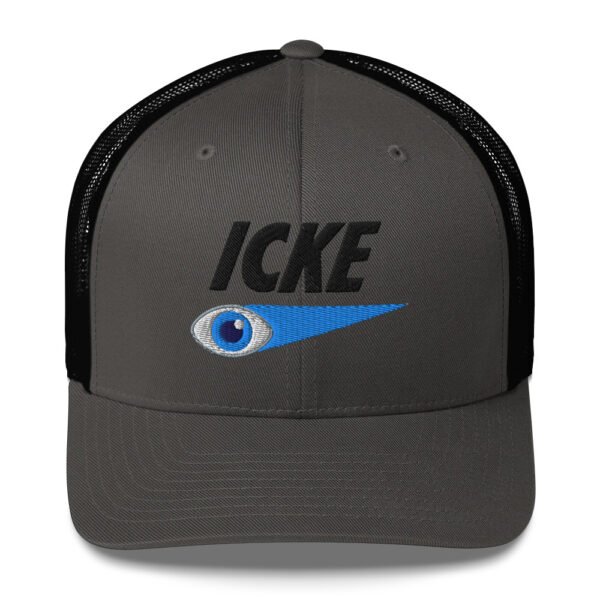 Icke Trucker Cap – Unisex (Black Text) - Image 9