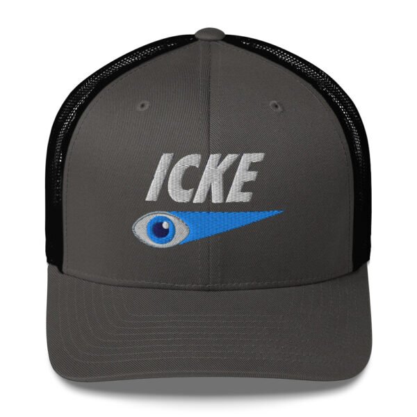 Icke Trucker Cap – Unisex (White Text) - Image 33